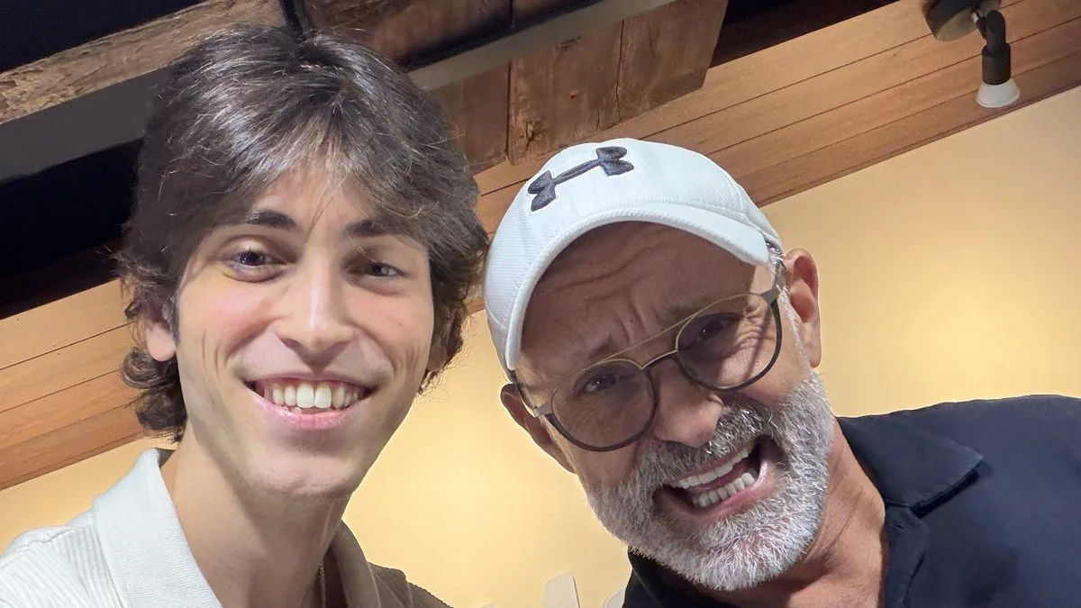 Dani Saldaña, a la derecha, con Carlos Cervelló
